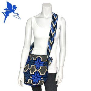 WAYUU Colombian Multicolor Crochet Mochila Bag